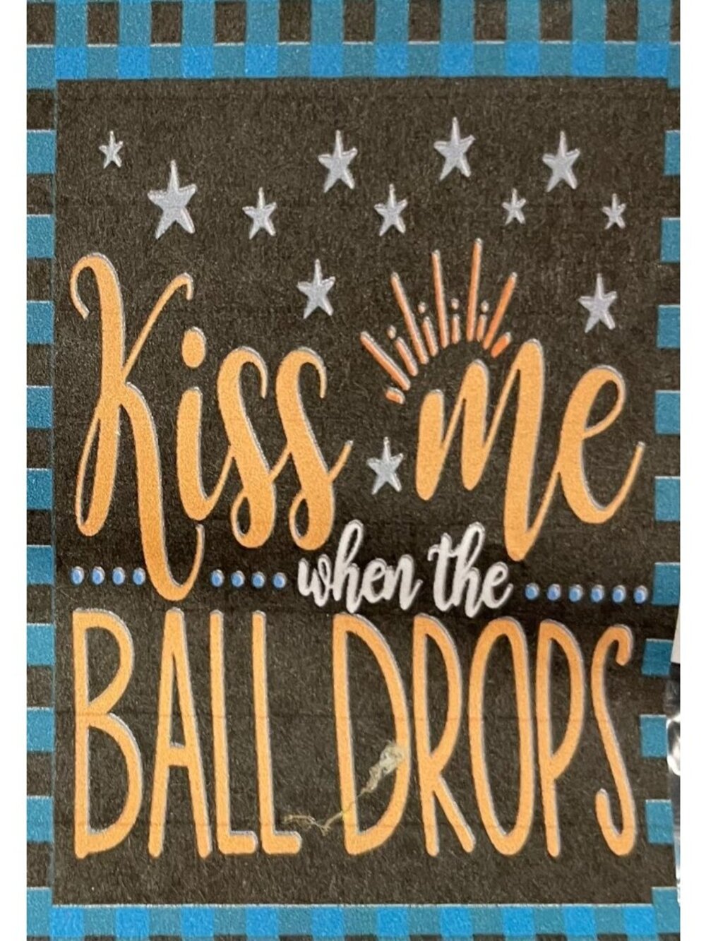 Flags Galore Kiss Me When the Ball Drops New Years Eve Decorative Flag 12x18 New